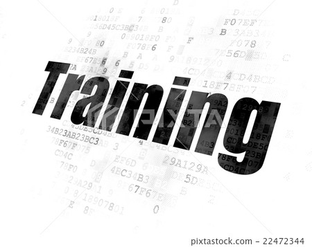 Learning concept: Training on Digital background Learning concept: Training on Digital background 22472344