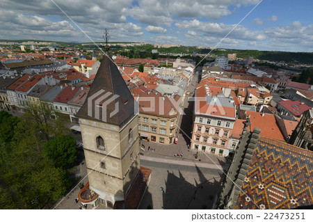 top view Kosice from cathedral tower 22473251