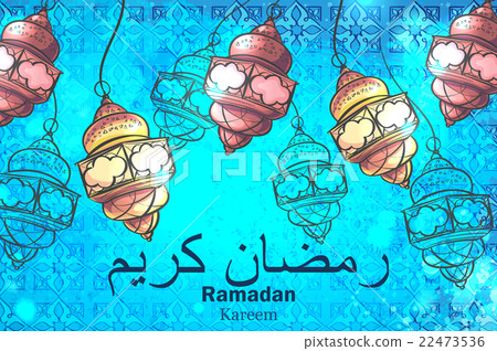 Ramadan Kareem background with lamp 22473536