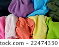 Background messy colorful clothes 22474330