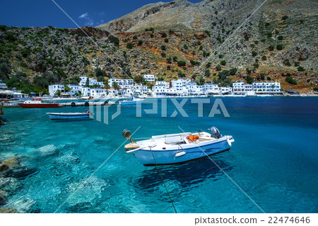 Greece, Crete, Loutro Greece, Crete, Loutro 22474646