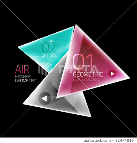 Air triangle abstract background 22474819