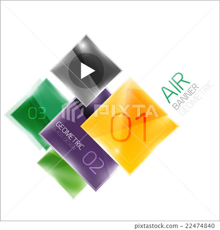 Multicolored squares with sample text Multicolored squares with sample text 22474840