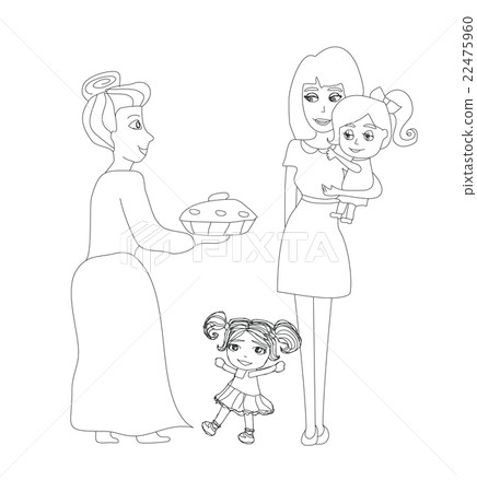 Grandma baked a delicious cake 22475960