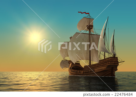 Caravel In The Ocean 22476484