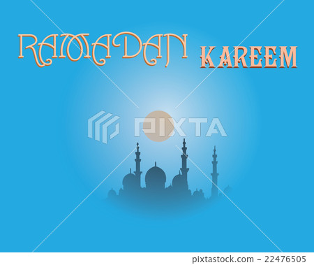 Creative greeting card design for holy month of Creative greeting card design for holy month of 22476505