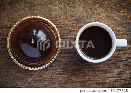 Coffee and chocolate cake Coffee and chocolate cake 22477798