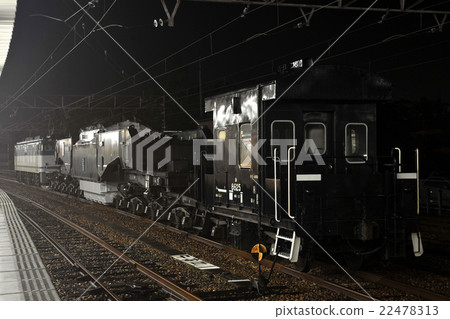 Oversized freight transformer transport train 22478313