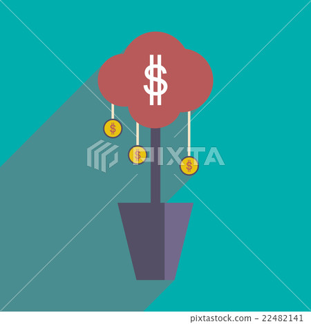 Flat design modern vector illustration icon Money 22482141