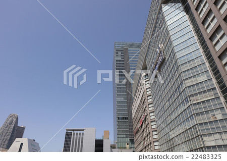 roof tops at the Crowded Shinjuku District. 22483325