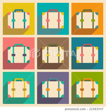 Flat with shadow concept and mobile application - Stock Illustration ...