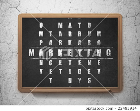 Marketing concept: Marketing in Crossword Puzzle 22483914