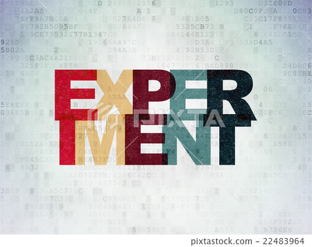 Science concept: Experiment on Digital Data Paper 22483964