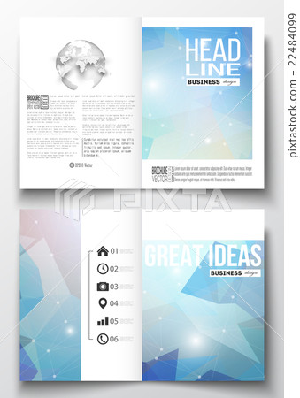 Set of business templates for brochure, magazine Set of business templates for brochure, magazine 22484099