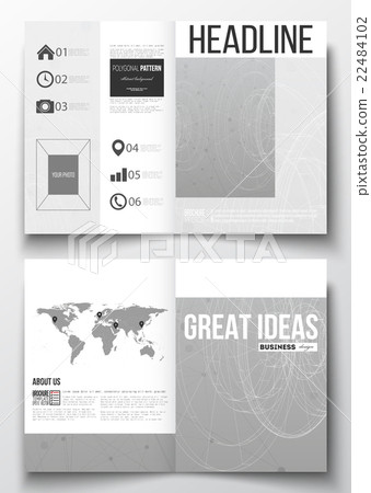 Set of business templates for brochure, magazine Set of business templates for brochure, magazine 22484102