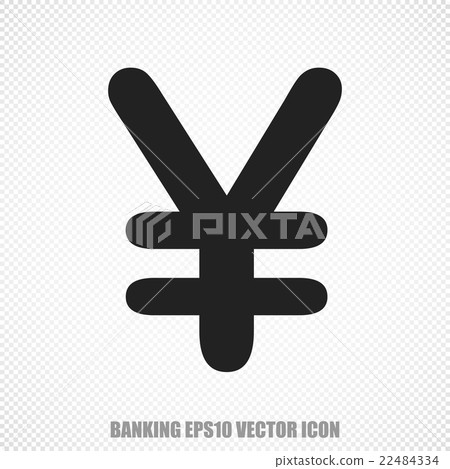 Banking vector Yen icon. Modern flat design. Banking vector Yen icon. Modern flat design. 22484334
