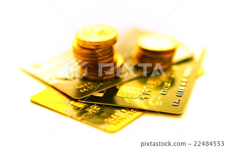 Credit cards and key 22484553