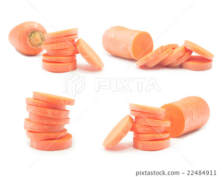 The  Carrot isolated set 22484911