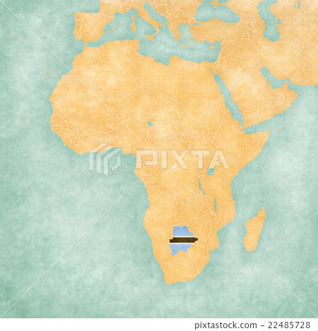 Map of Africa - Botswana Map of Africa - Botswana 22485728