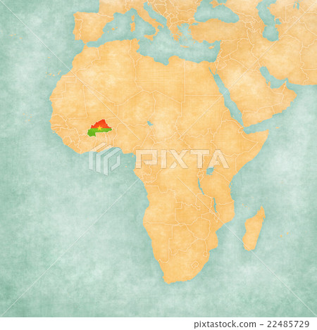 Map of Africa - Burkina Faso Map of Africa - Burkina Faso 22485729