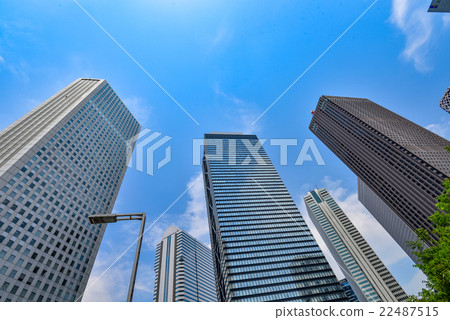 High-rise building in Tokyo · business area 22487515