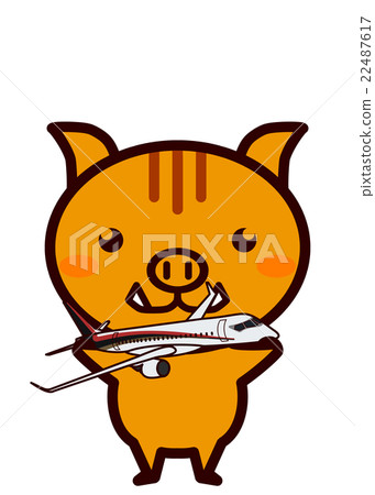 Animal series with airplane 22487617
