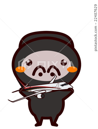 與飛機的動物系列 22487629