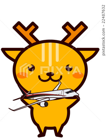 與飛機的動物系列 22487632