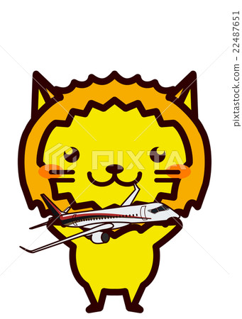 與飛機的動物系列 22487651