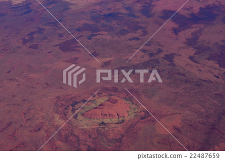 澳大利亞艾爾斯岩航空照片 22487659