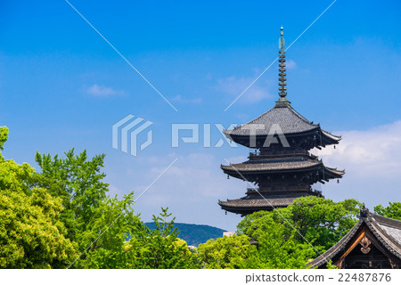 Kyoto Toji Five-storied pagoda 22487876