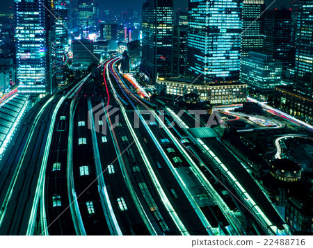 東京站和火車的痕跡 22488716