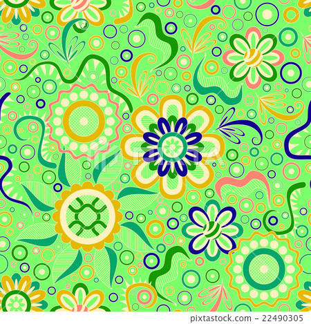 Abstract Floral Seamless Background Abstract Floral Seamless Background 22490305