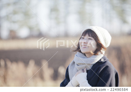 冬季女性 冬季女性 22490384