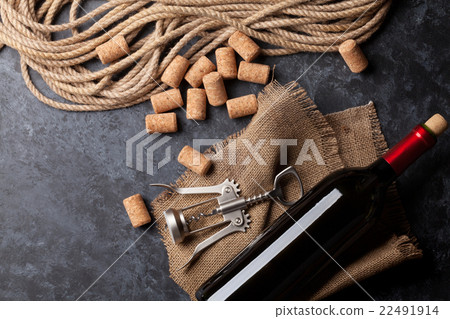 Wine, corks and corkscrew Wine, corks and corkscrew 22491914