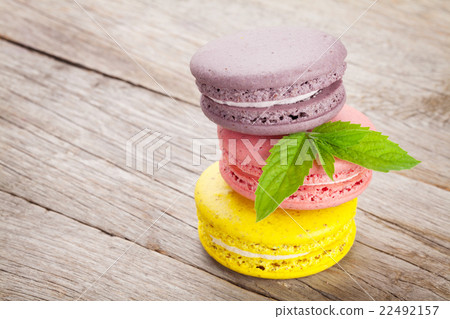 Colorful macaron cookies Colorful macaron cookies 22492157