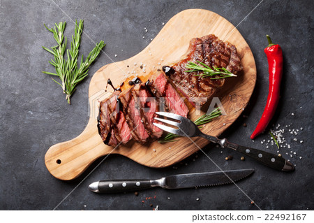 Grilled striploin steak Grilled striploin steak 22492167