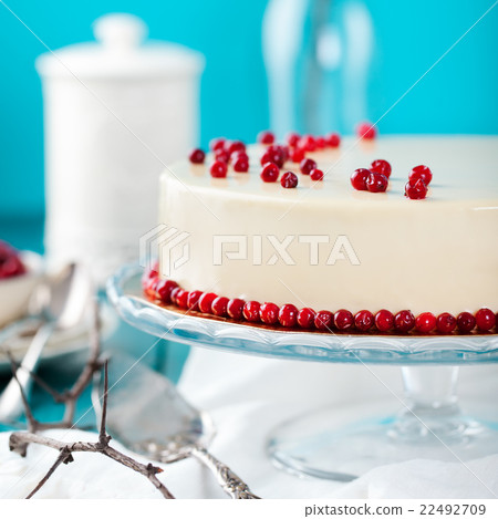 Cranberry, bilberry tart, mousse cake, cheesecake 22492709