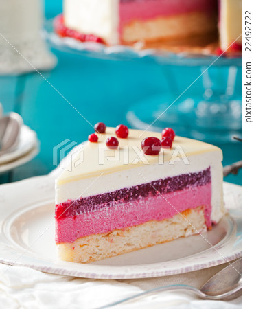 Cranberry, bilberry tart, mousse cake, cheesecake 22492722
