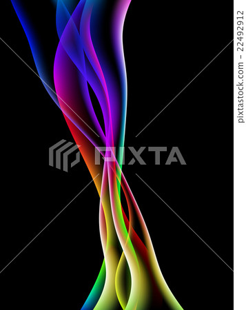 dinamyc flow, stylized waves, vector dinamyc flow, stylized waves, vector 22492912