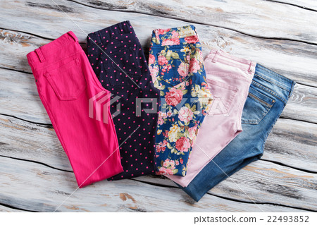 Different casual pants for girls. 22493852