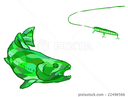 Green Iwana and Lure 22496566