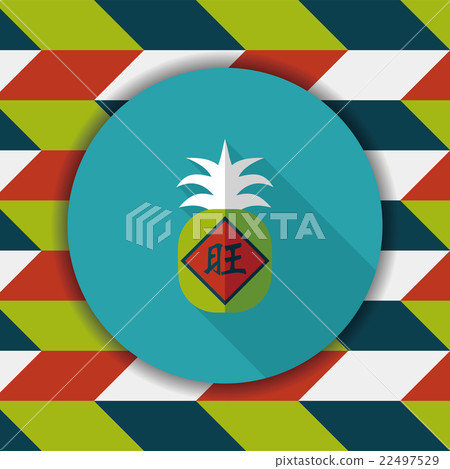 Chinese New Year flat icon with long shadow,eps10, when you send Chinese New Year flat icon with long shadow,eps10, when you send 22497529