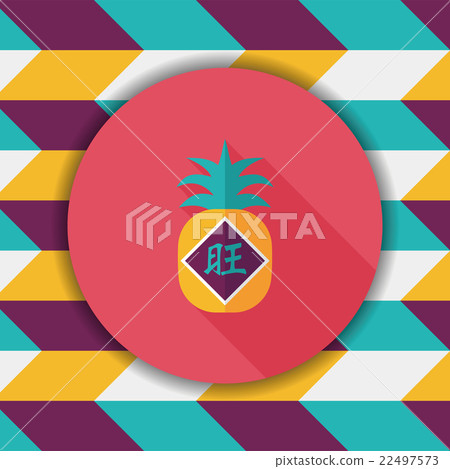 Chinese New Year flat icon with long shadow,eps10, when you send Chinese New Year flat icon with long shadow,eps10, when you send 22497573