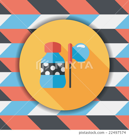 bubbles flat icon with long shadow,eps10 bubbles flat icon with long shadow,eps10 22497574