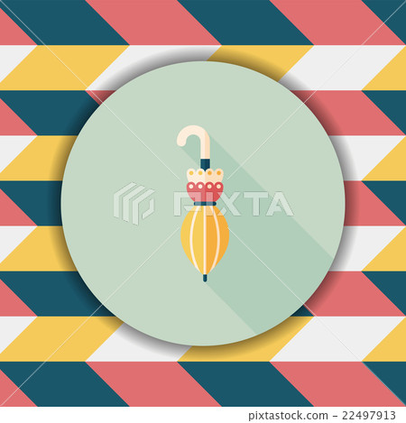 umbrella flat icon with long shadow,eps10 umbrella flat icon with long shadow,eps10 22497913