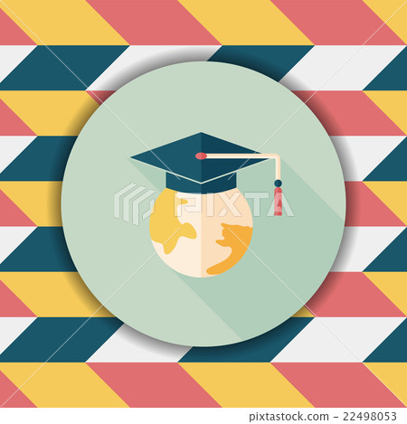 e-learning flat icon with long shadow,eps10 e-learning flat icon with long shadow,eps10 22498053