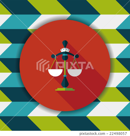 Balance flat icon with long shadow,eps10 Balance flat icon with long shadow,eps10 22498057
