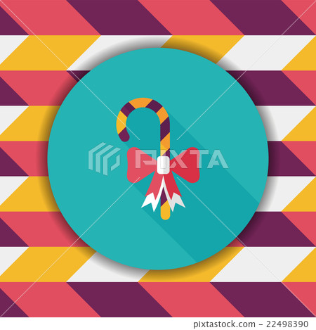 birthday candy flat icon with long shadow,eps10 22498390