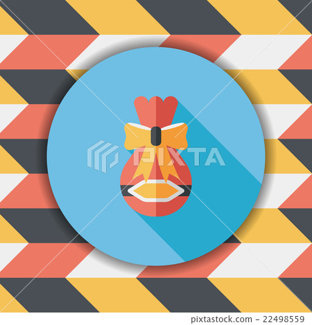 Gift flat icon with long shadow,eps10 Gift flat icon with long shadow,eps10 22498559